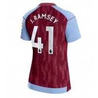 Camiseta Aston Villa Jacob Ramsey #41 Primera Equipación Replica 2023-24 para mujer mangas cortas